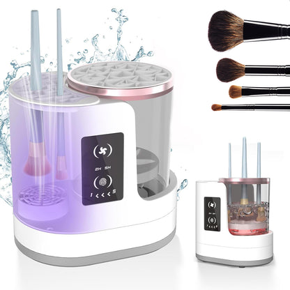 Electric Makeup Brush Cleaner Rechargeable Makeup Brushes Cleaning Tool Automatic Makeup Brush Cleaning Stand Device. free shipping