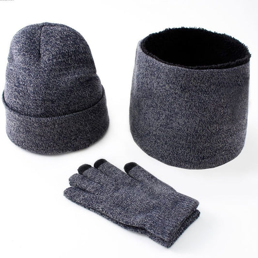 Winter Luxe: Men's Velvet Hats and Knit Accessories Collection