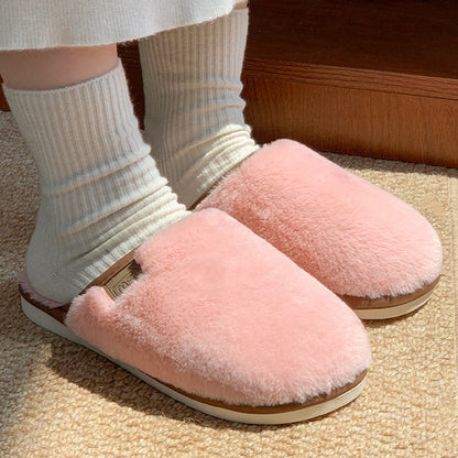 Winter Plush Non-Slip House Slippers for Women & Men