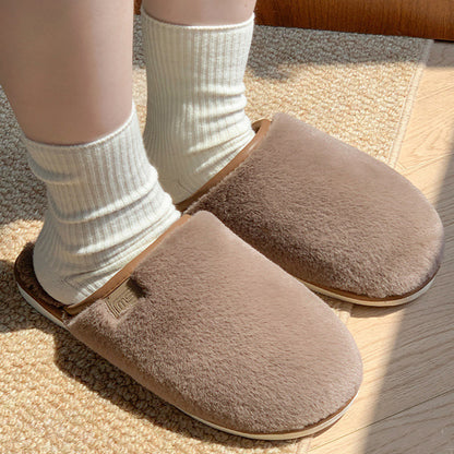 Winter Plush Non-Slip House Slippers for Women & Men