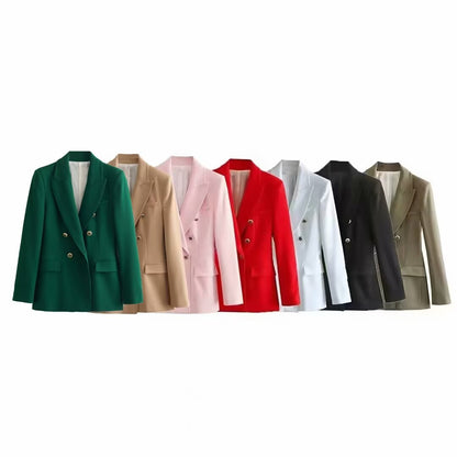 Women’s Tailored Lapel Jacket: Slim-Fit Style