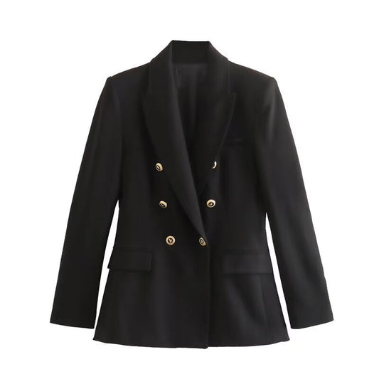 Women’s Tailored Lapel Jacket: Slim-Fit Style