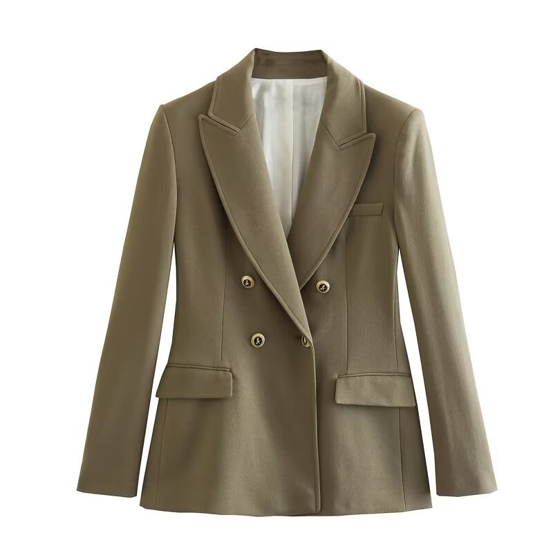 Women’s Tailored Lapel Jacket: Slim-Fit Style