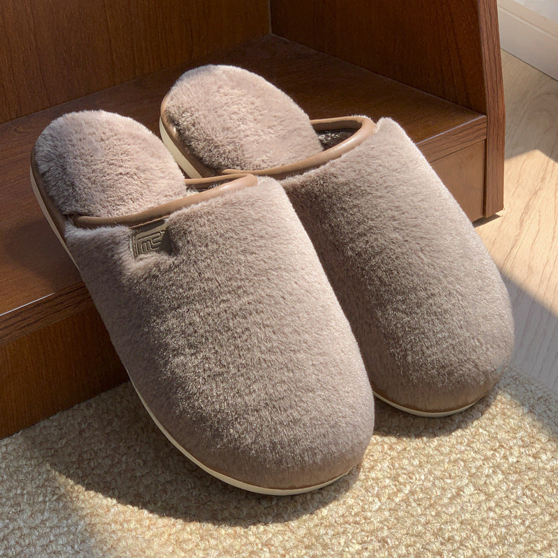 Winter Plush Non-Slip House Slippers for Women & Men