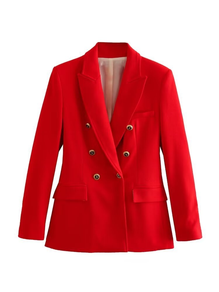 Women’s Tailored Lapel Jacket: Slim-Fit Style