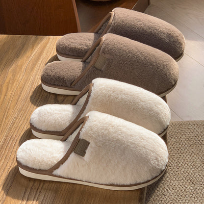 Winter Plush Non-Slip House Slippers for Women & Men