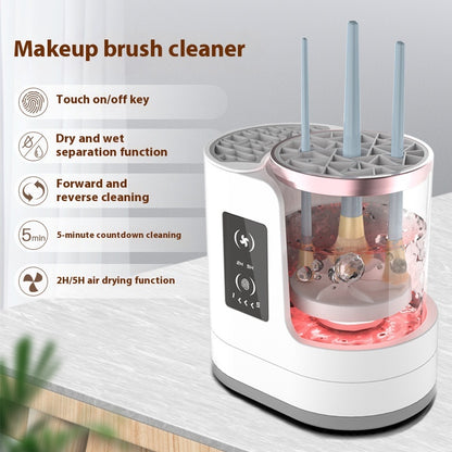 Electric Makeup Brush Cleaner Rechargeable Makeup Brushes Cleaning Tool Automatic Makeup Brush Cleaning Stand Device. free shipping